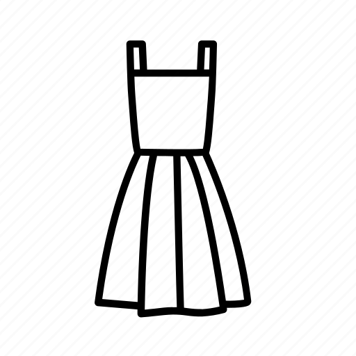 Apron-dress, fashion, clothing, dress, outer garment icon - Download on Iconfinder