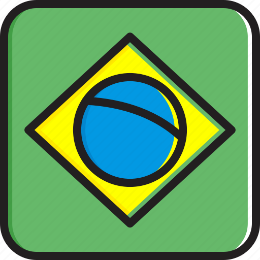 Brazil, flag icon - Download on Iconfinder on Iconfinder