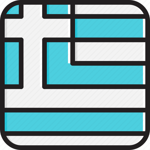 Flag, greece icon - Download on Iconfinder on Iconfinder