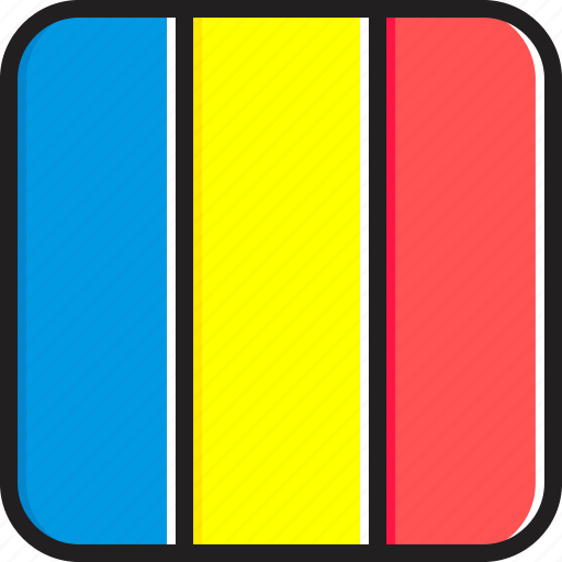 Flag, romania icon - Download on Iconfinder on Iconfinder