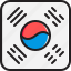 flag, korea, south 