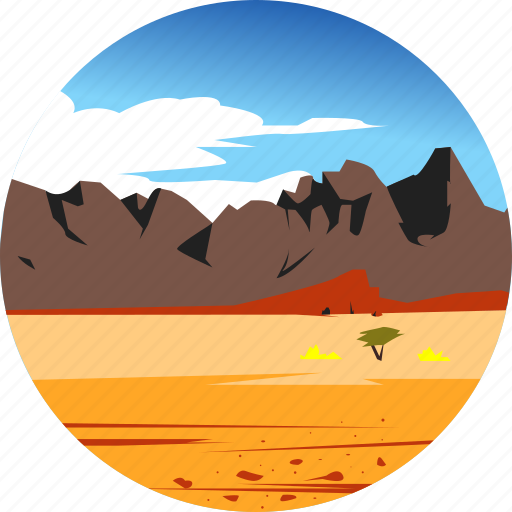 Desert, landscape, mountains, nature, parks, scenery icon - Download on Iconfinder