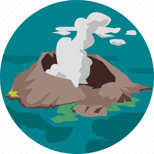 Island, landscape, nature, parks, scenery, volcano icon - Download on Iconfinder