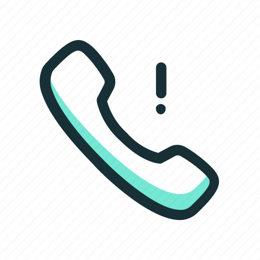 Call, error, phone, warning icon - Download on Iconfinder