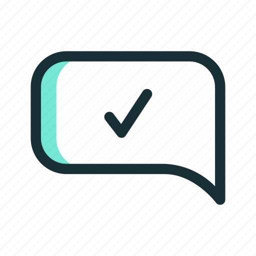 Chat, check, message, sent icon - Download on Iconfinder