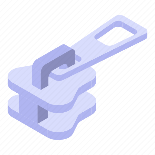 Cartoon, fashion, frame, isometric, metal, steel, zipper icon - Download on Iconfinder
