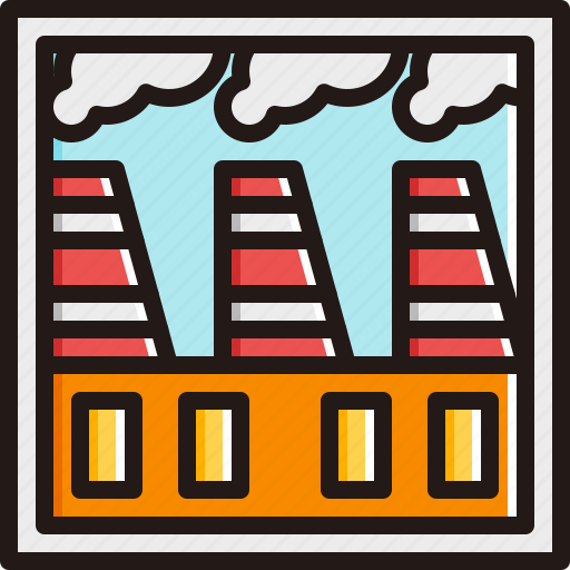 Factory, building, industry, manufacture, production icon - Download on Iconfinder