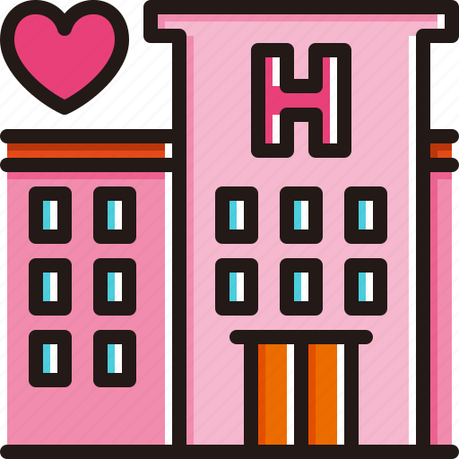 Hotel, love, heart, romance, wedding icon - Download on Iconfinder