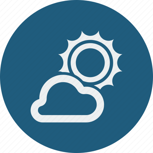 Cloudy, sunny icon - Download on Iconfinder on Iconfinder