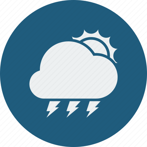 Lightning, sunny icon - Download on Iconfinder on Iconfinder