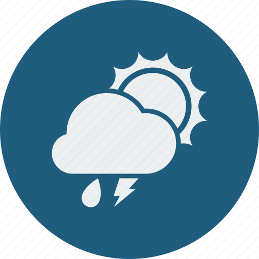 Lightning, rainy, sunny icon - Download on Iconfinder