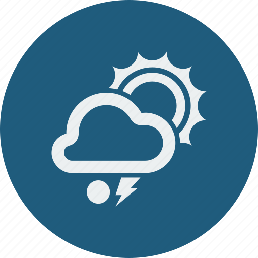 Lightning, snowball, sunny icon - Download on Iconfinder