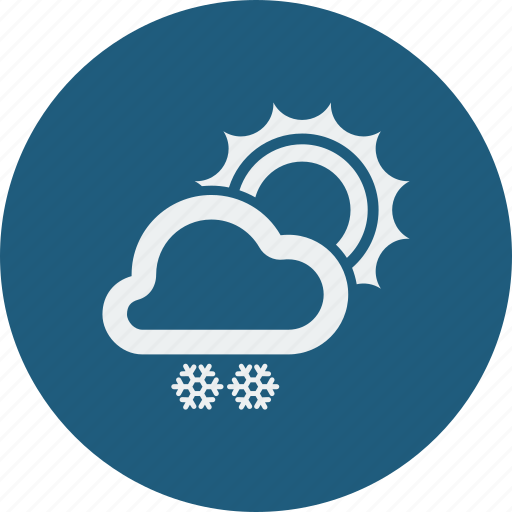 Snowfall, sunny icon - Download on Iconfinder on Iconfinder