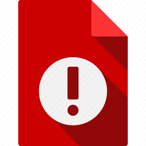 Document, warning icon - Download on Iconfinder