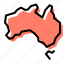 australia, geography, australian animals, map 