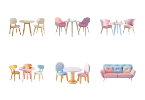 3D furniture gathering
