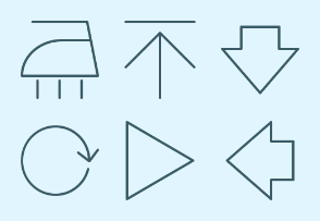 Arrows & elements outline