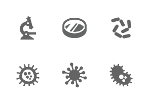 Bacteria Icons