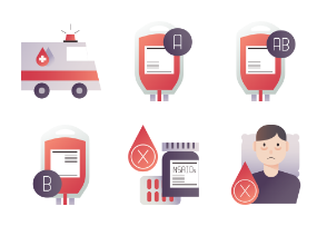 Blood donation Gradient - Life saving voluntary
