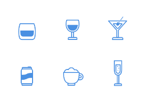 Bold Menu Icons – Beverages