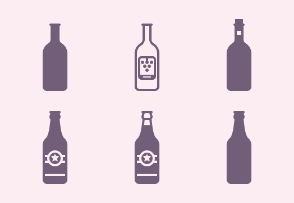 Bottles (glyph + outline)