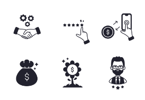 Business and Finance glyph
