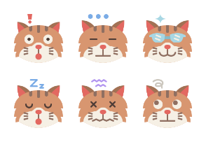 Cat Emoji Flat