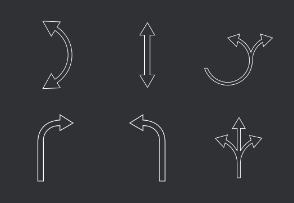 Directions of arrows