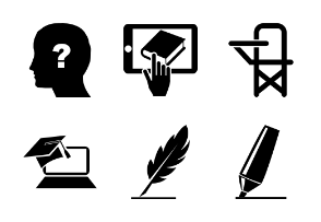 Education Solid Icons Volume 3