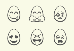 Egg Head Emojis