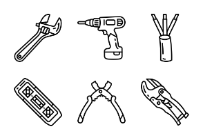 Electrician tools and elements