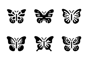 Exquisite Butterfly Vector: Stunning Insect Graphic for Designs & Decor