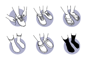 Feet, Socks, and Shoes
