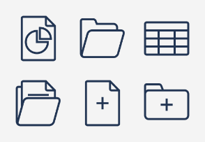 Files & Folders - line