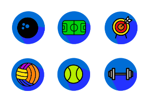Sports icon set