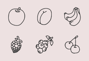 Fruits (Outline)