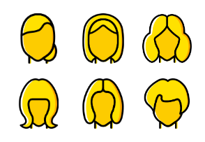Hairstyles - Yellow