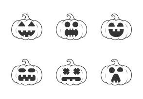 Halloween pumpkins emoji