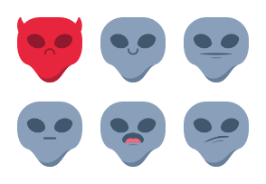 Hana Emojis Alien Edition