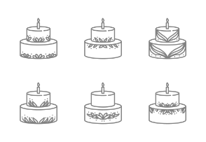 Hand Drawn Cake Designs