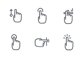 Hand Gestures and Signs - Outline