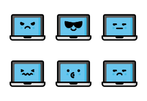 Laptop Emoticons