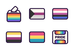 LGBTQIA+ Signs and Flags