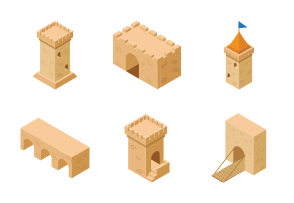 Medieval castle elements