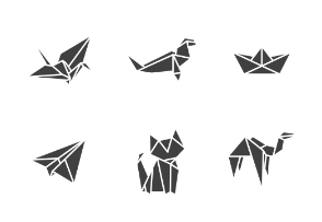 Origami Paper Animals Solid