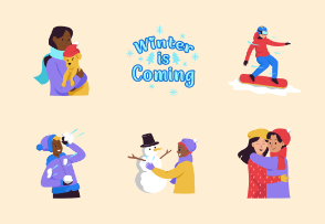 Orika : Winter Holiday Sticker