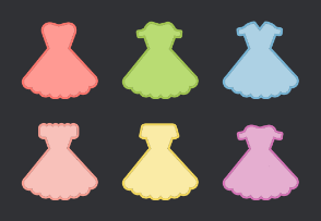 Pastel Colored Dresses