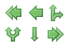Pastel SVG Arrows
