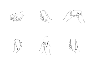 Phone Life Hand Positions