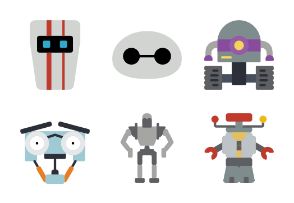 Robots Flat Collection